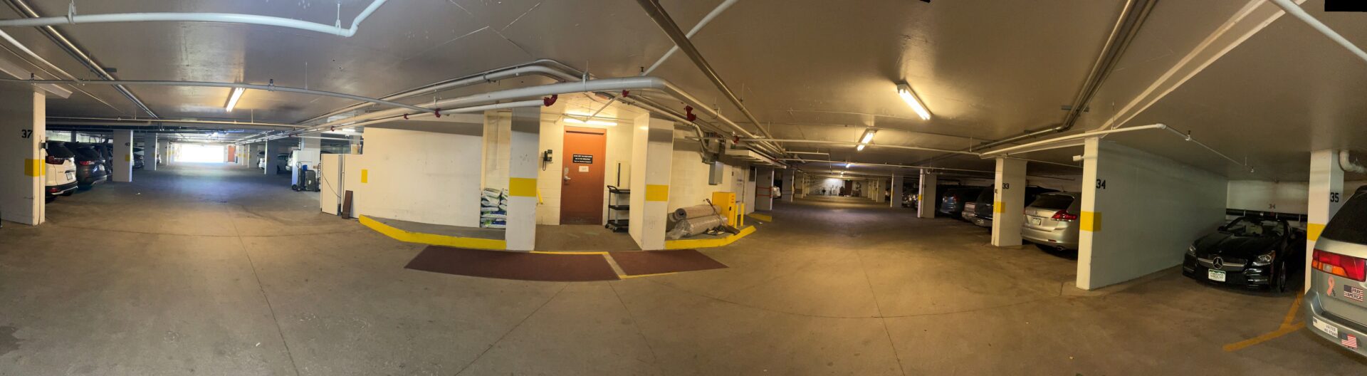 Underground parking currently requires a waitlist. 